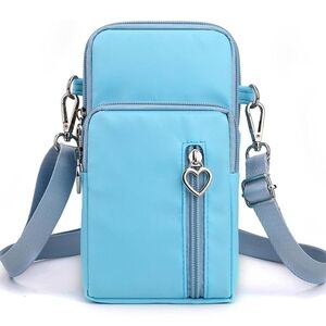 Crossbody Bag Cell Phone Sleeve Concert Venue Bag Adiustable Strap Arm Wrist NWT